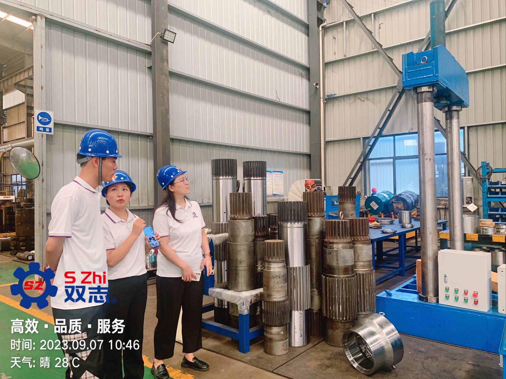 學(xué)有所用，用有所獲。部分員工到訪車(chē)間參觀學(xué)習(xí)